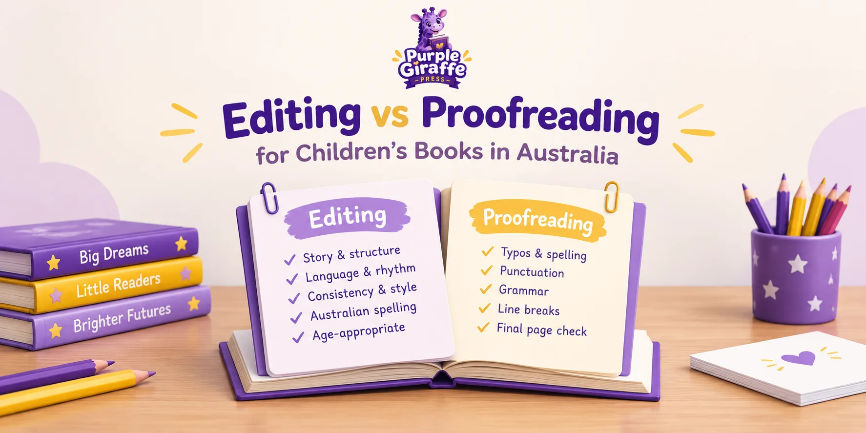 Editing or Proofreading: What Does Your Children's Book Need?