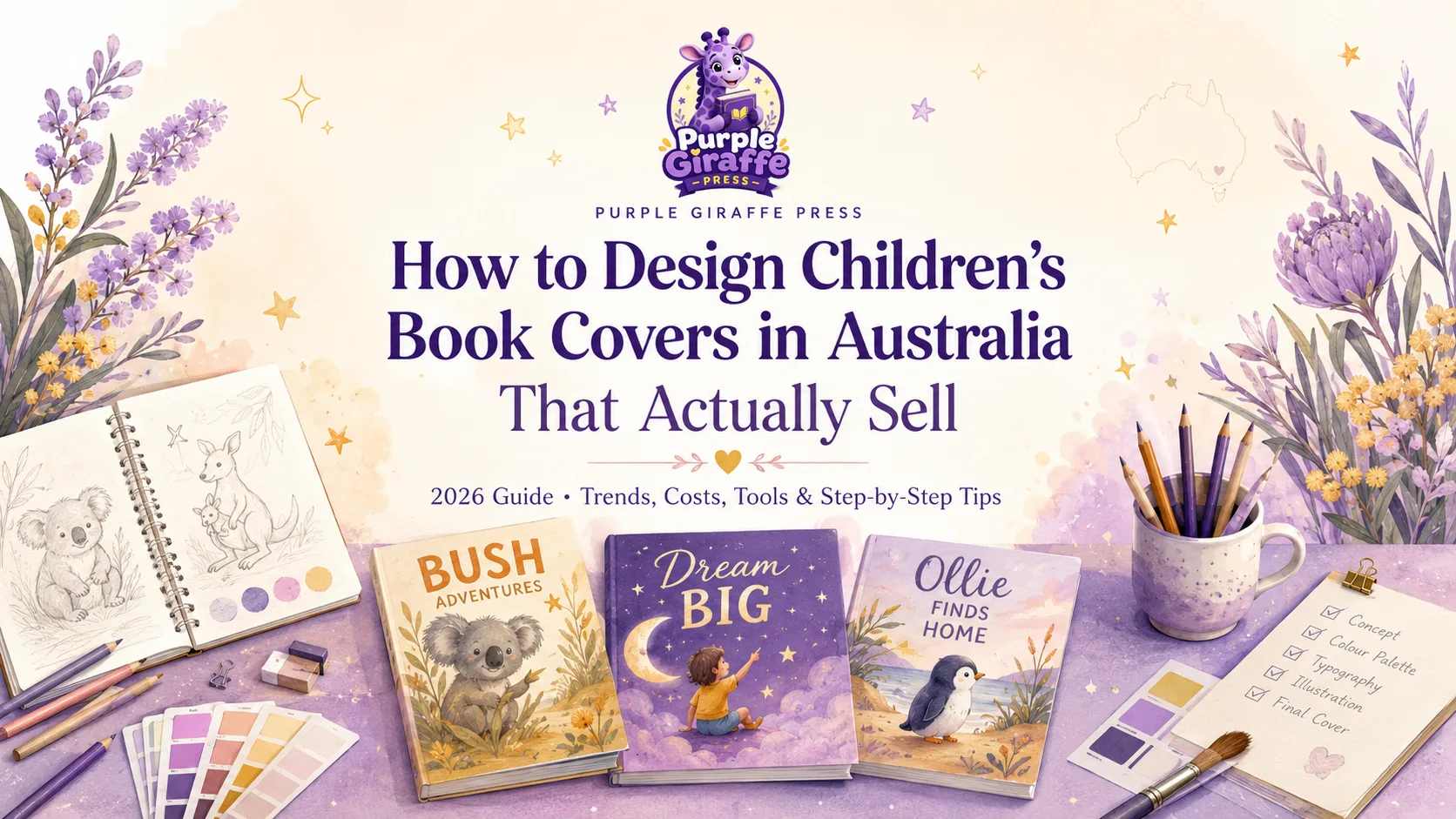 How to Design Children's Book Covers in Australia That Actually Sell