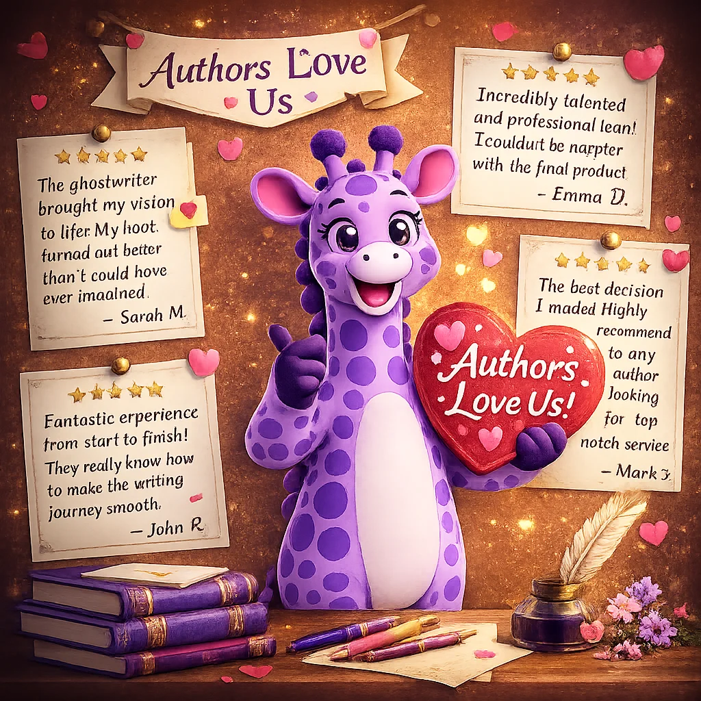 Children's book authors Purple Giraffe Press formats books for