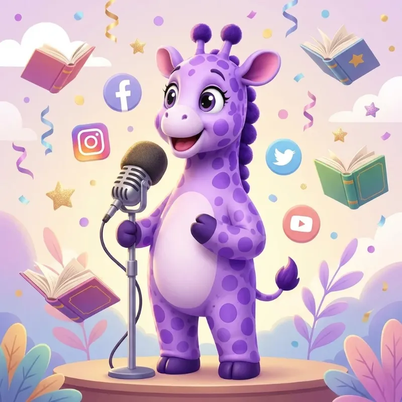 Book promotion and marketing for Melbourne authors at Purple Giraffe Press
